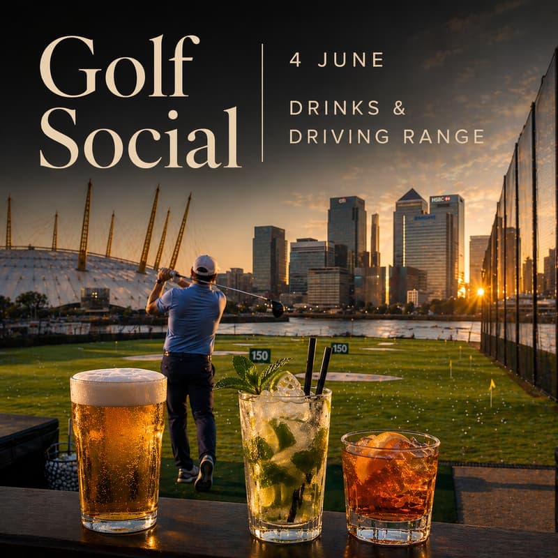 Golf & Drinks at Sunset