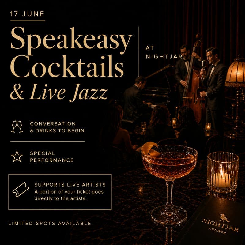 Speakeasy Cocktails & Live Jazz | Nightjar