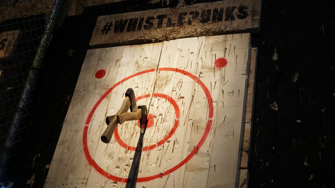 Axe Throwing and Drinks, Soho